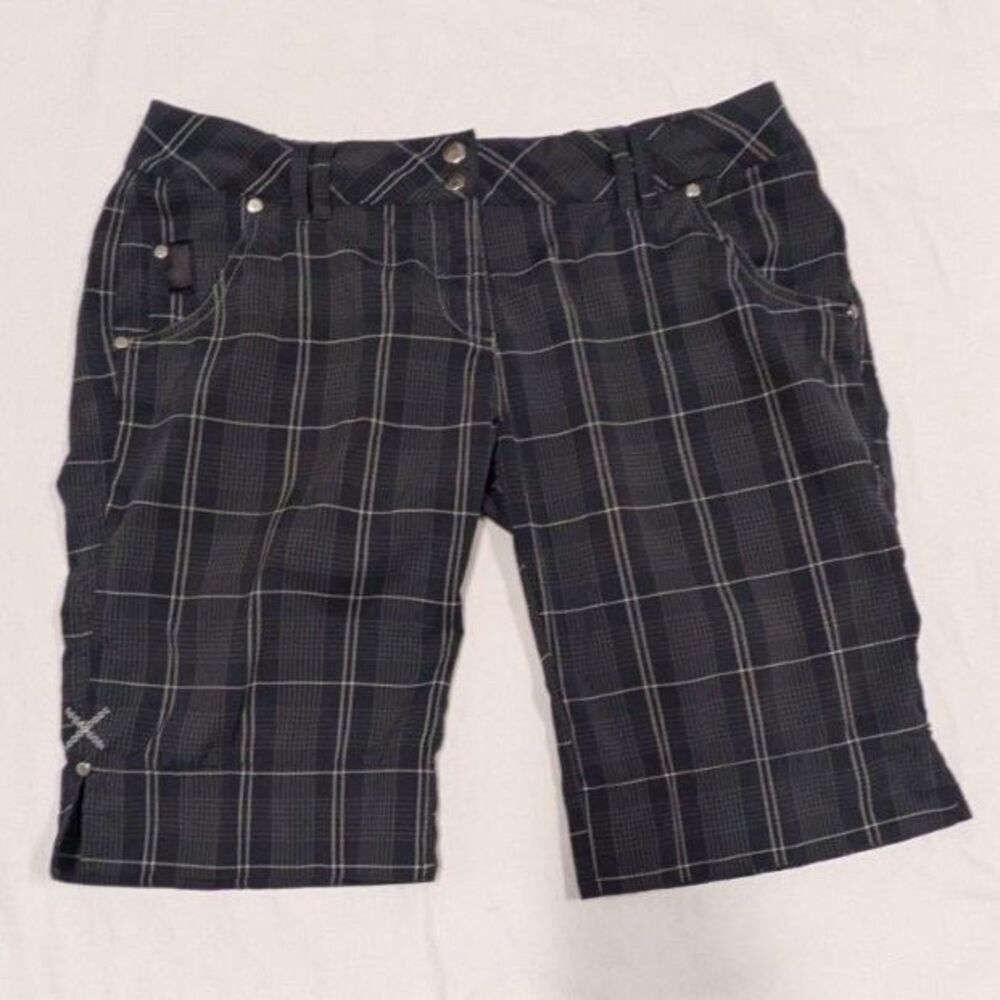 Scott Punk Plaid Active Shorts Mens Medium Waist 34